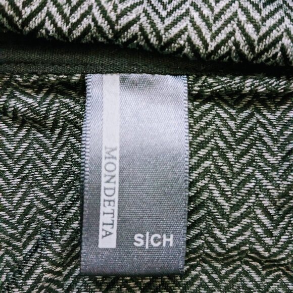 Mondetta Black and Gray Herringbone Zip Up Athletic Jacket Women's Size Small - Picture 4 of 4